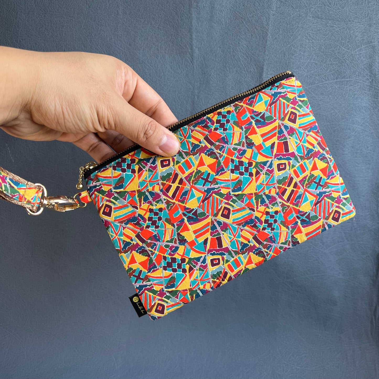 Wristlet Zip Pouch - Liberty Sail Party