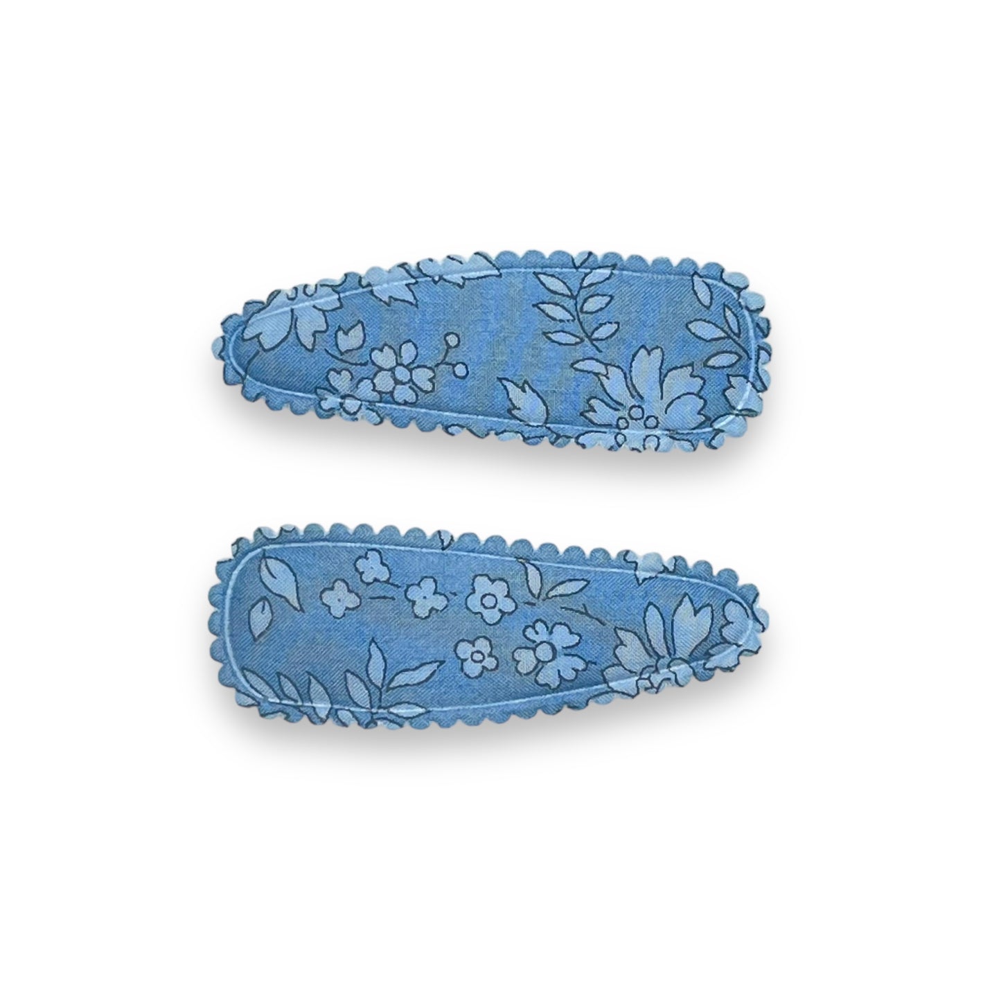Snap Hair Clips - Liberty Capel Blue