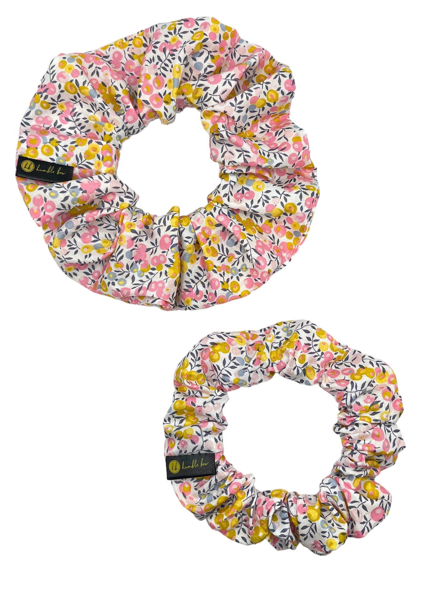 Mini Scrunchie - Liberty Wiltshire Bud Pink