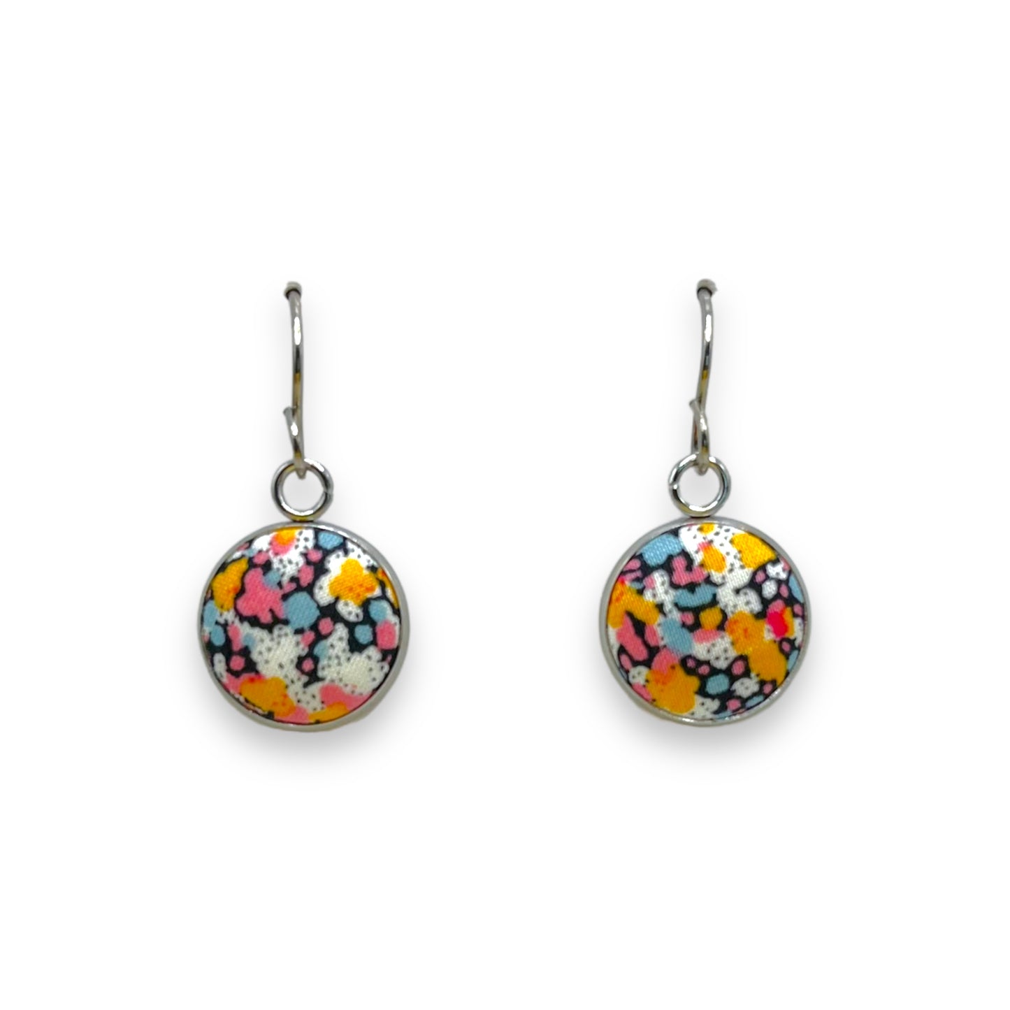 Button Earrings - Liberty Pepper