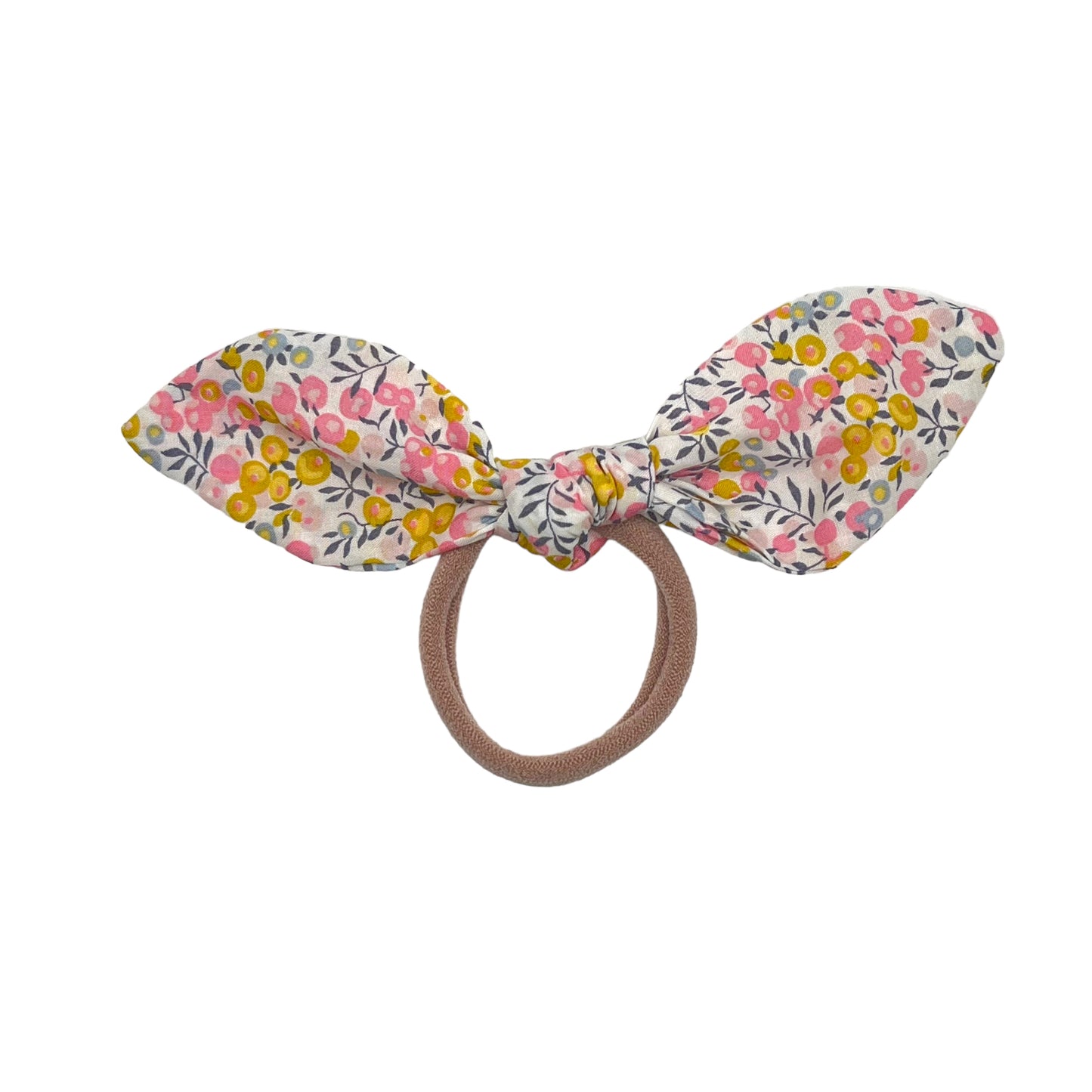 Bunny Hair Tie - Liberty Wiltshire Bud Pink