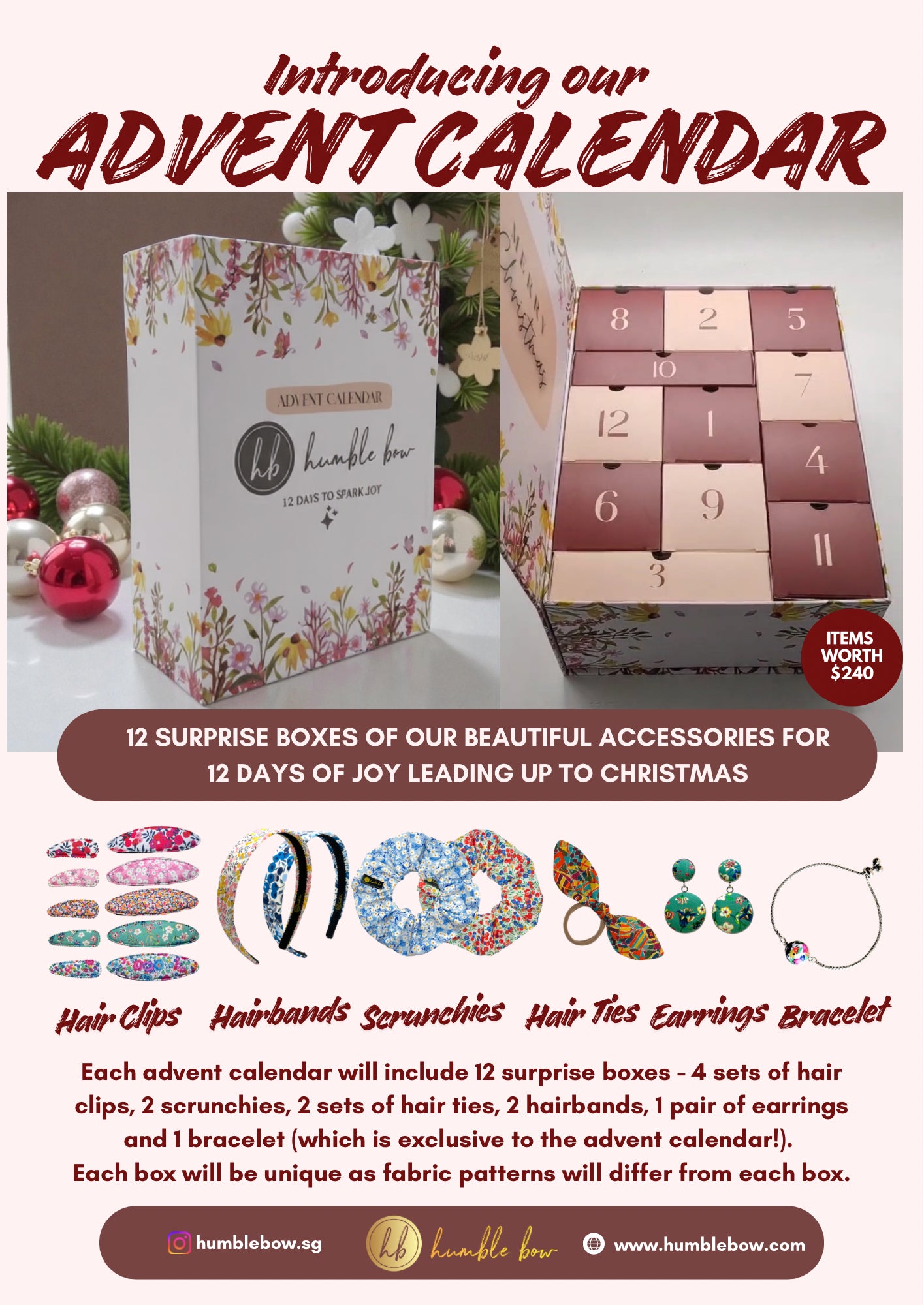 Humble Bow Christmas Advent Calendar