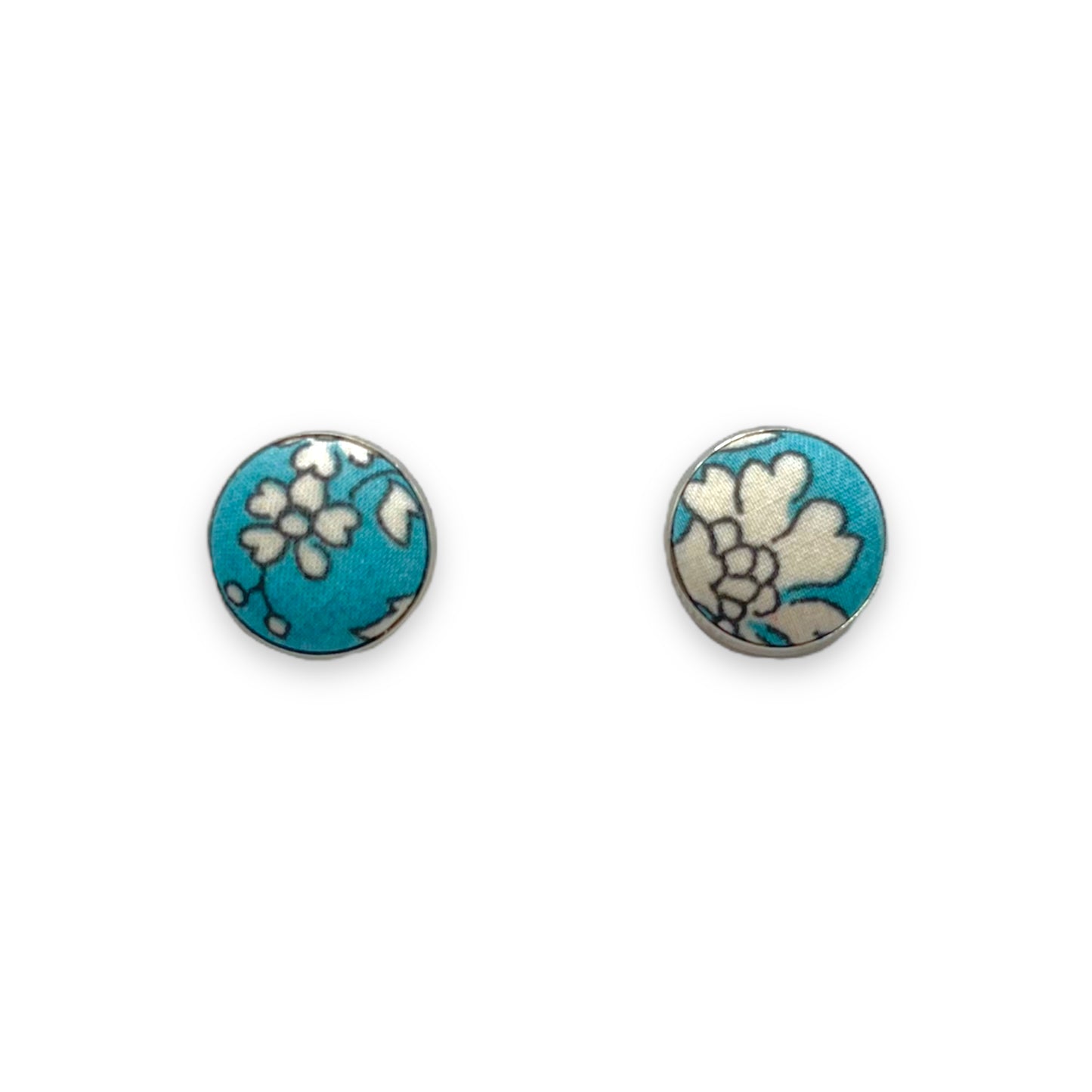 Button Earrings - Liberty Capel Tiffany