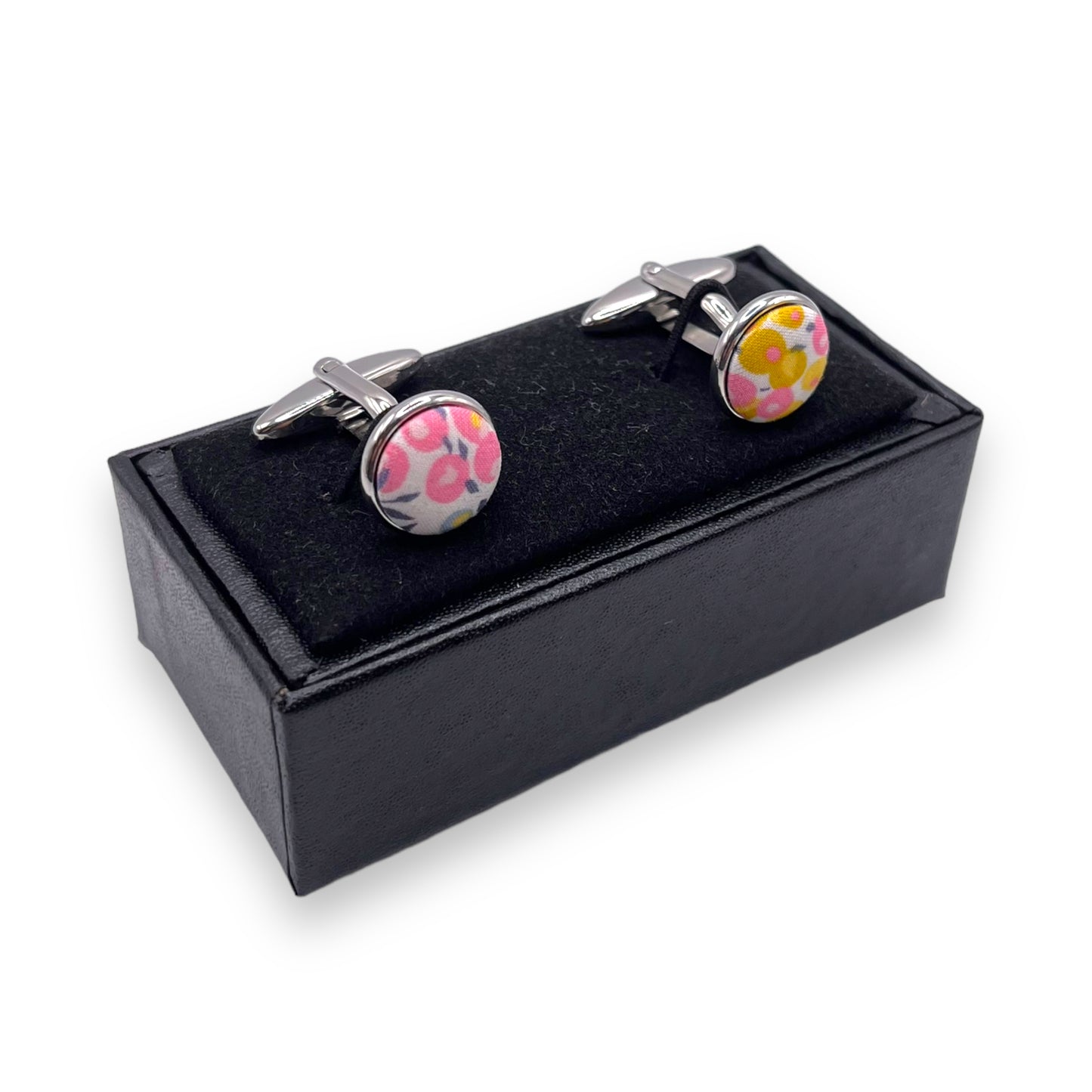 Cufflinks - Liberty Wiltshire Bud Pink