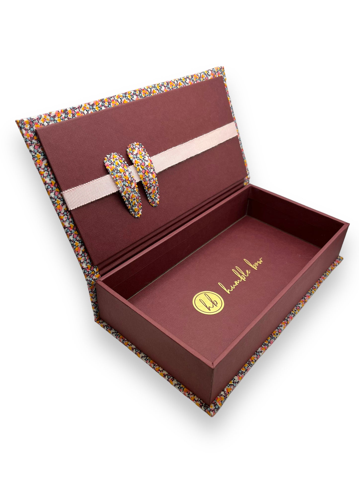 Fabric Wrapped Box - Liberty Pepper