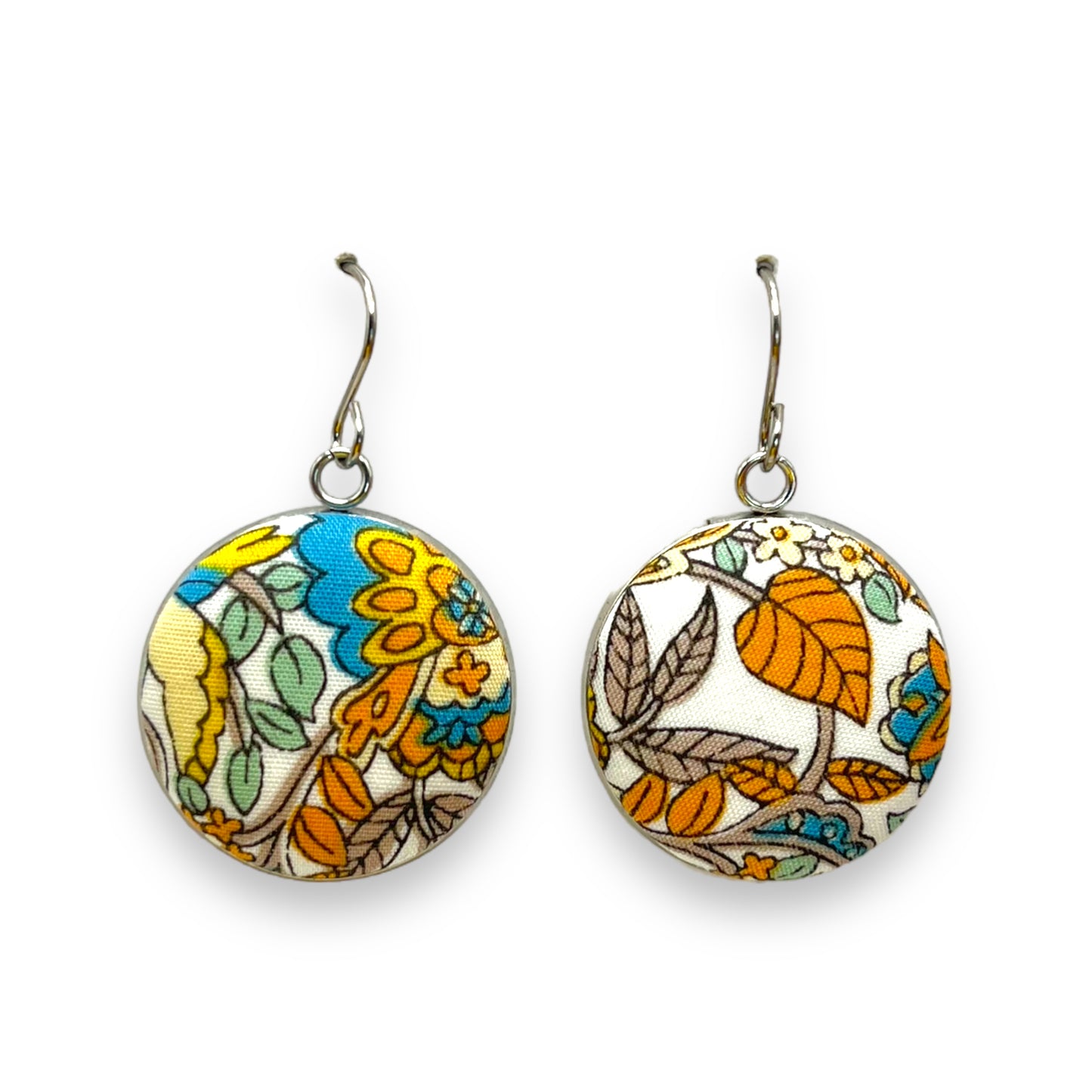 Button Earrings - Liberty Teresa