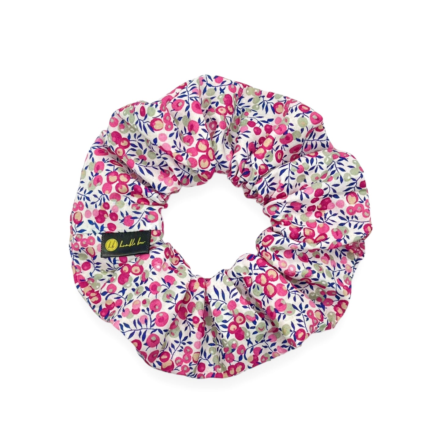 Scrunchie - Liberty Wiltshire Bud Magenta