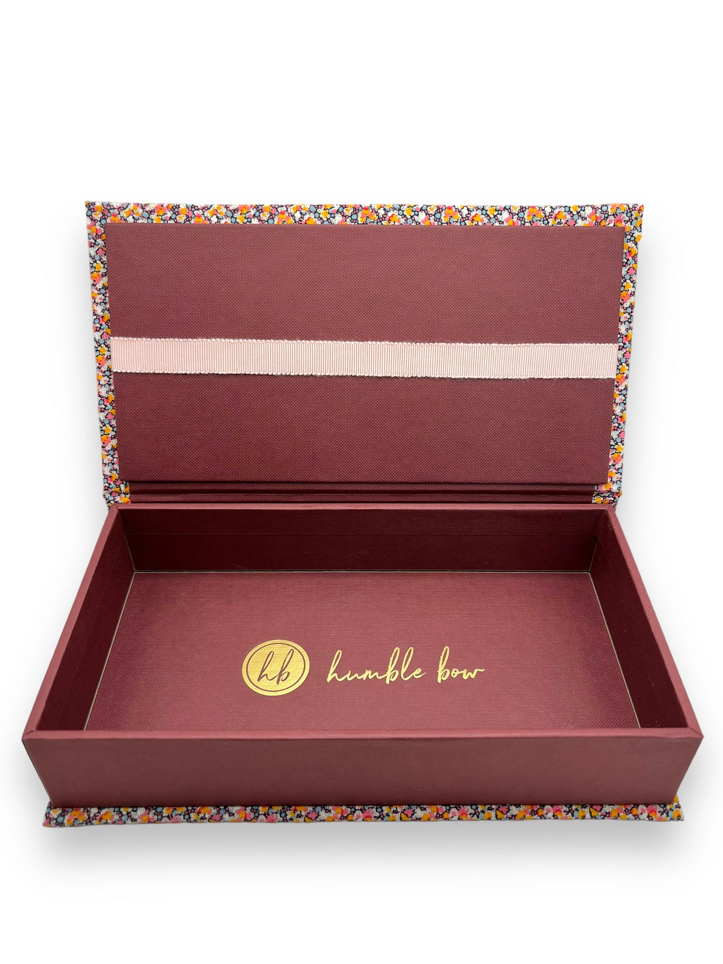 Fabric Wrapped Box - Liberty Pepper