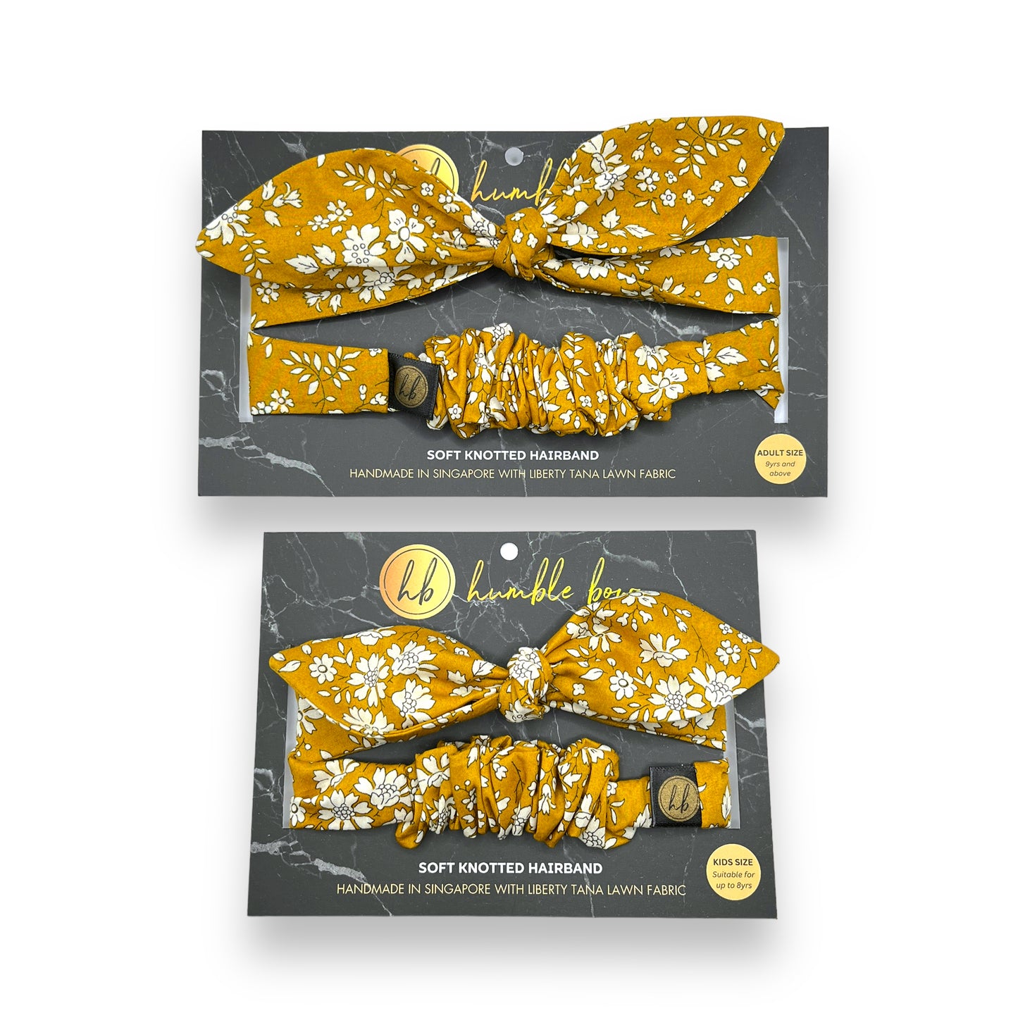 Soft Knotted Hairband - Liberty Capel Gold