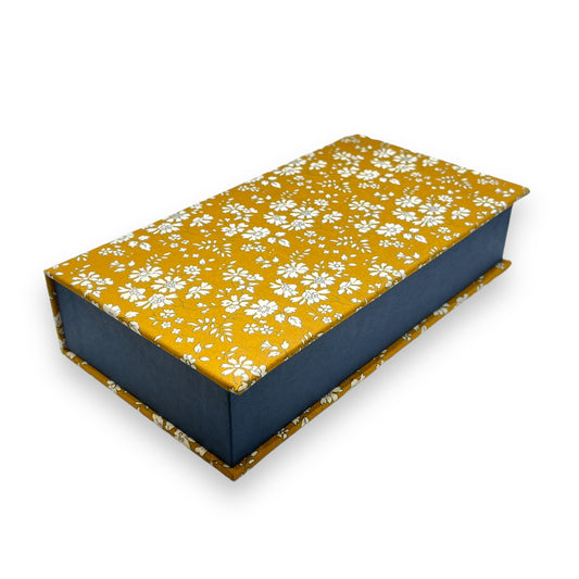 Fabric Wrapped Box - Liberty Capel Gold