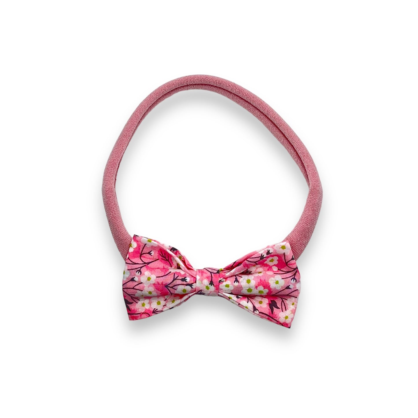 Baby Bow Headband - Liberty Mitsi Pink