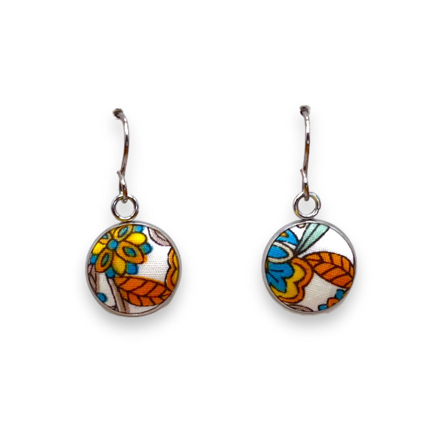 Button Earrings - Liberty Teresa