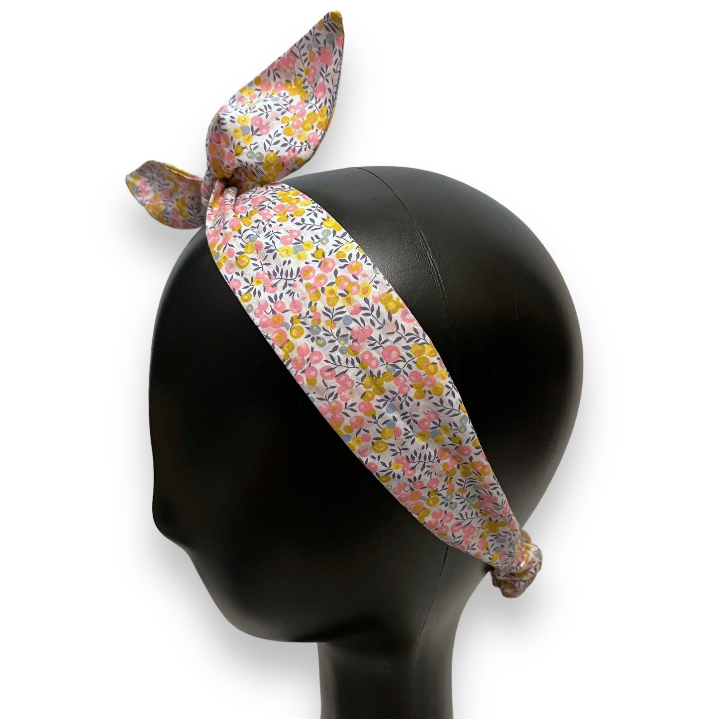 Soft Knotted Hairband - Liberty Wiltshire Bud Pink