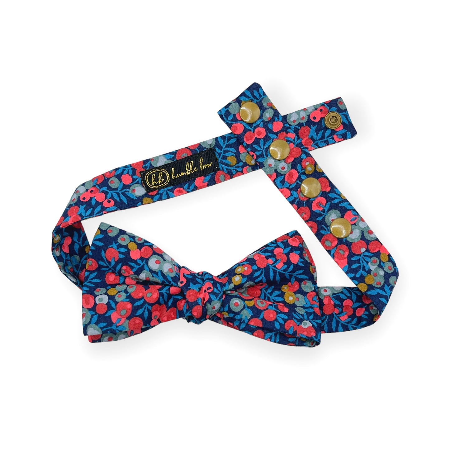 Bow Tie & Cufflinks Matching Set - Liberty Wiltshire Navy