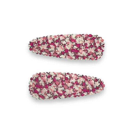 Snap Hair Clips - Liberty Pepper Purple