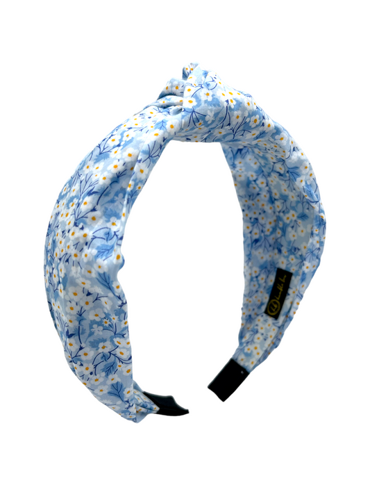 Knotted Hairband - Liberty Mitsi Valeria Blue