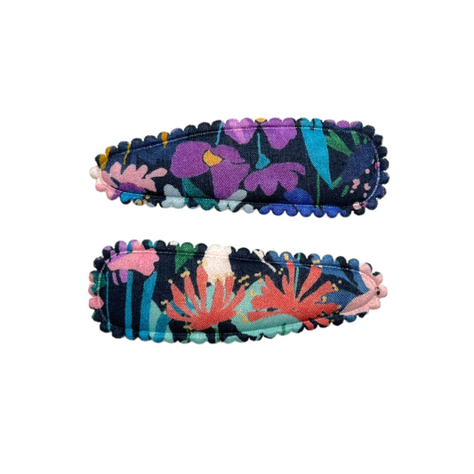 Snap Hair Clips - Liberty Wildflower Meadow