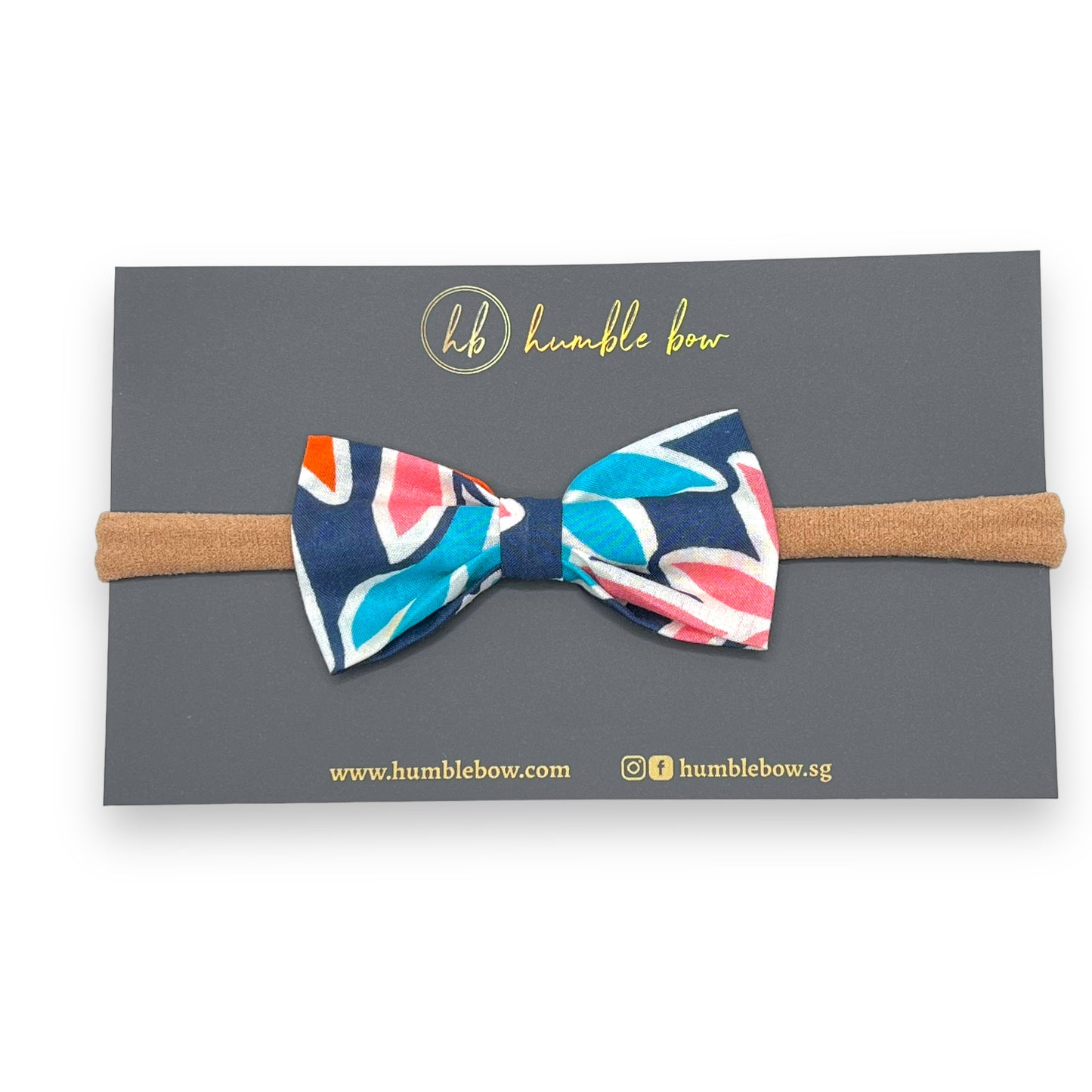 Baby Bow Headband - Liberty Moonlight