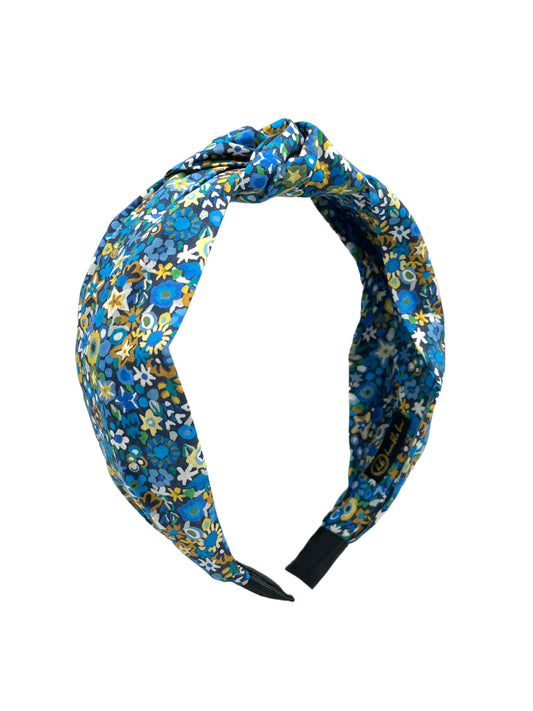Knotted Hairband - Liberty Dazzle Blue