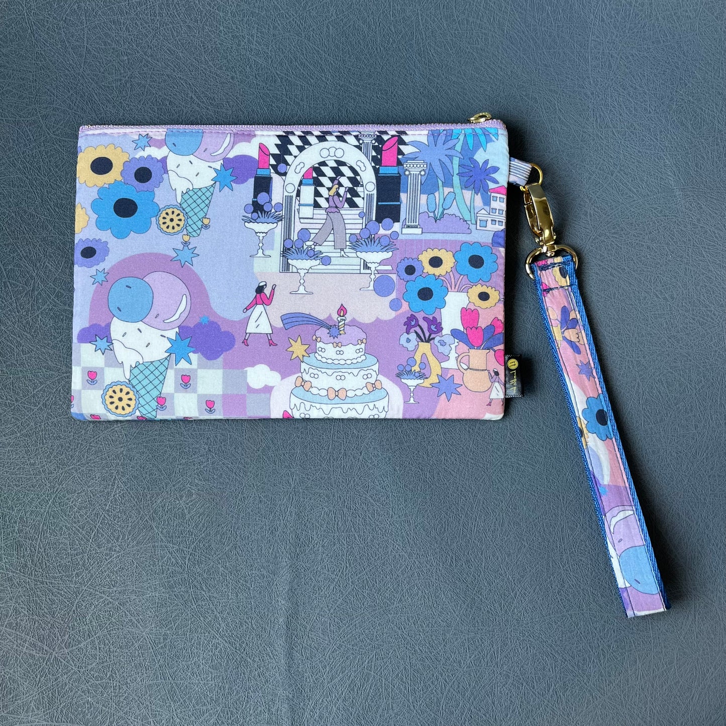 Wristlet Zip Pouch - Liberty Pop Delight