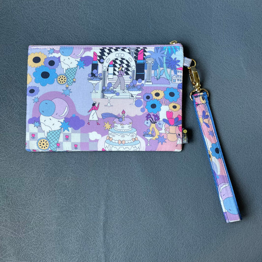 Wristlet Zip Pouch - Liberty Pop Delight