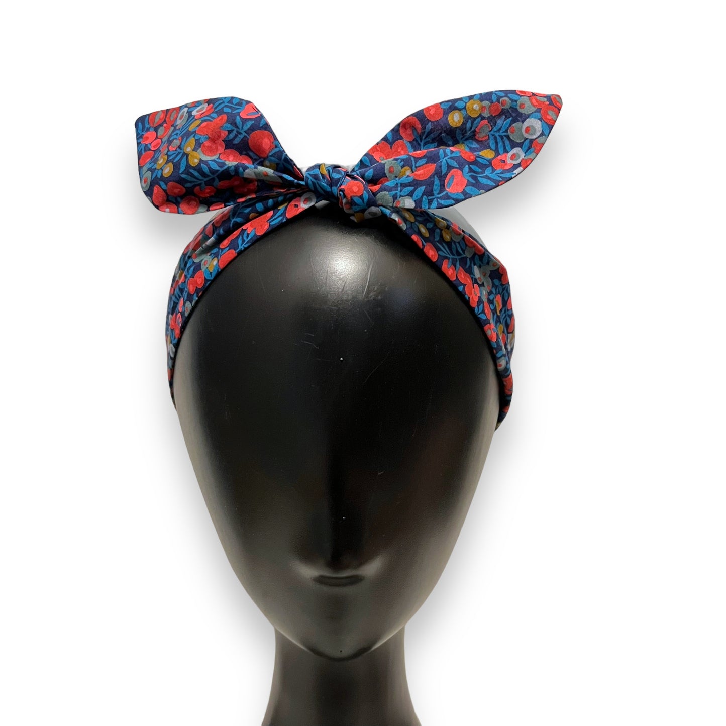 Soft Knotted Hairband - Liberty Wiltshire Navy