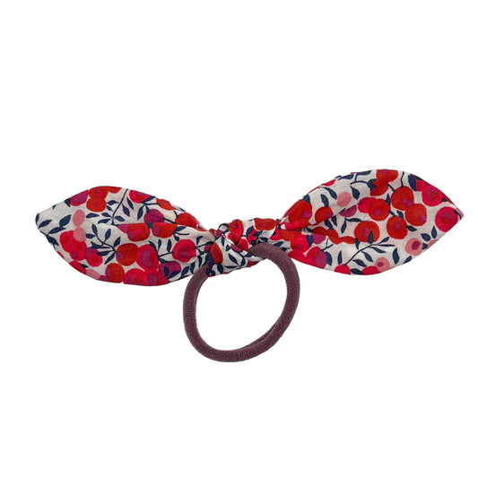 Bunny Hair Tie - Liberty Wiltshire Red