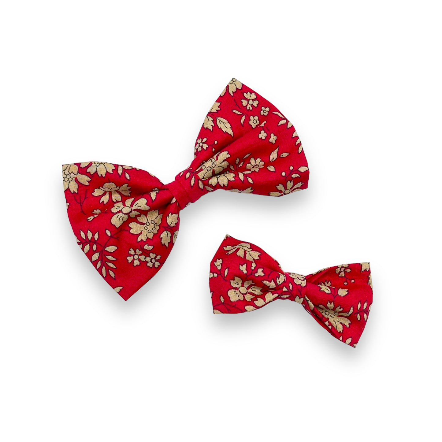 Bow Hair Clip - Liberty Capel Red