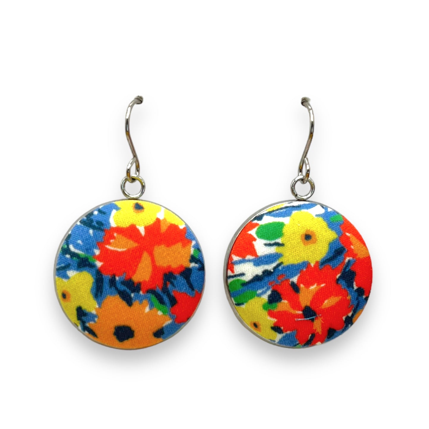 Button Earrings - Liberty Champion’s Bouquet