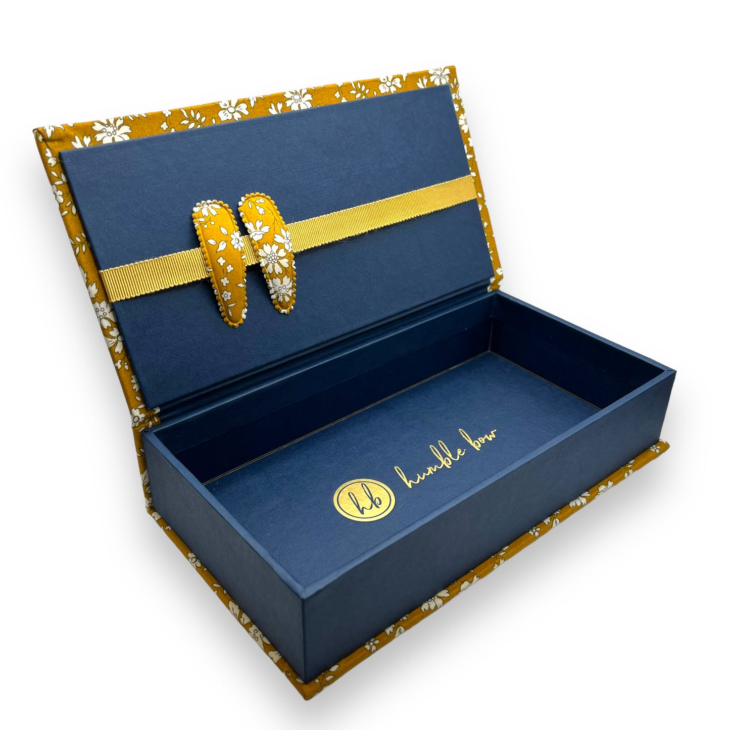 Fabric Wrapped Box - Liberty Capel Gold