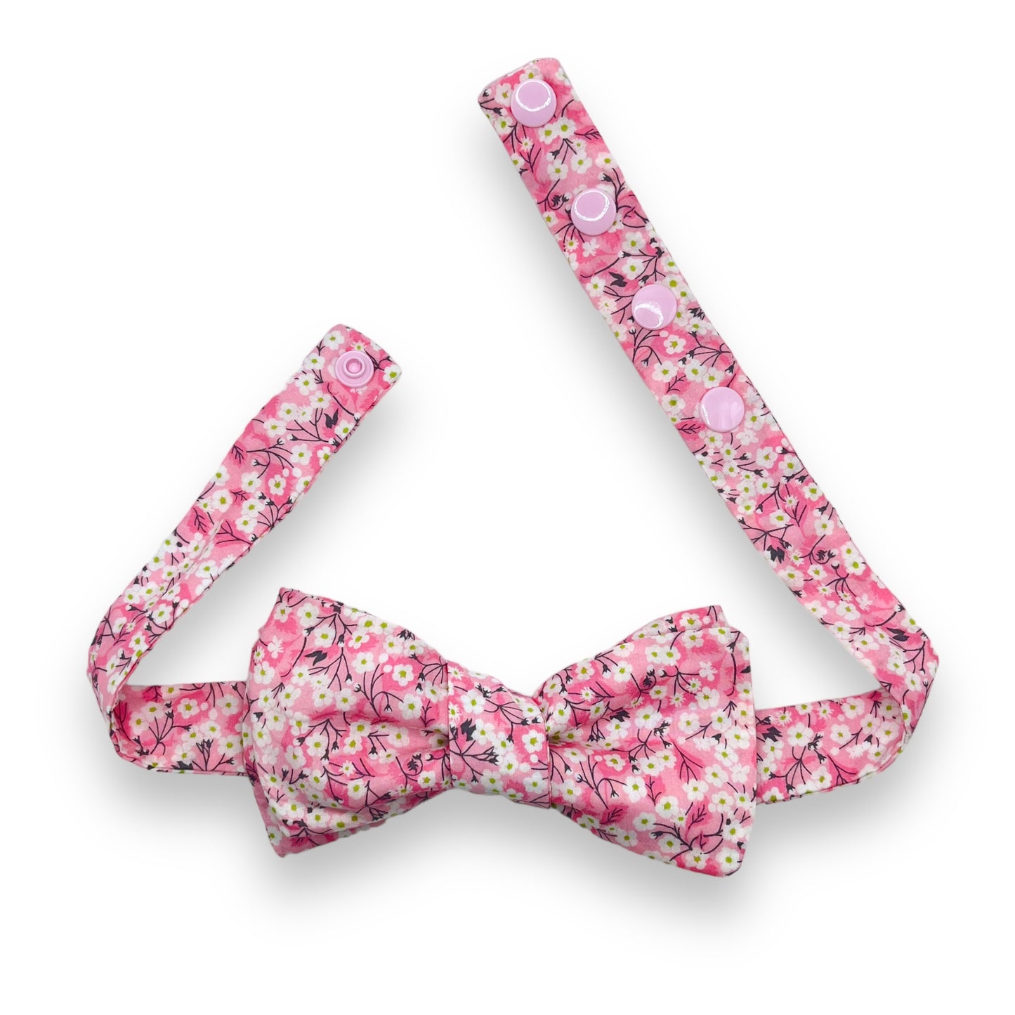 Bow Tie & Cufflinks Matching Set - Liberty Mitsi Pink