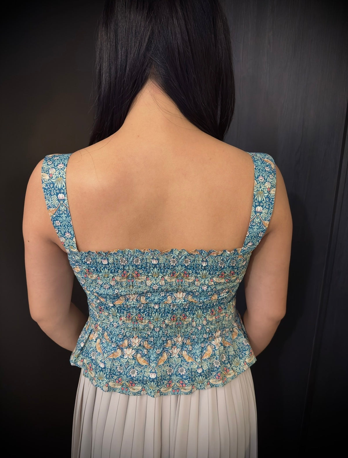 Peplum Top - Liberty Strawberry Thief