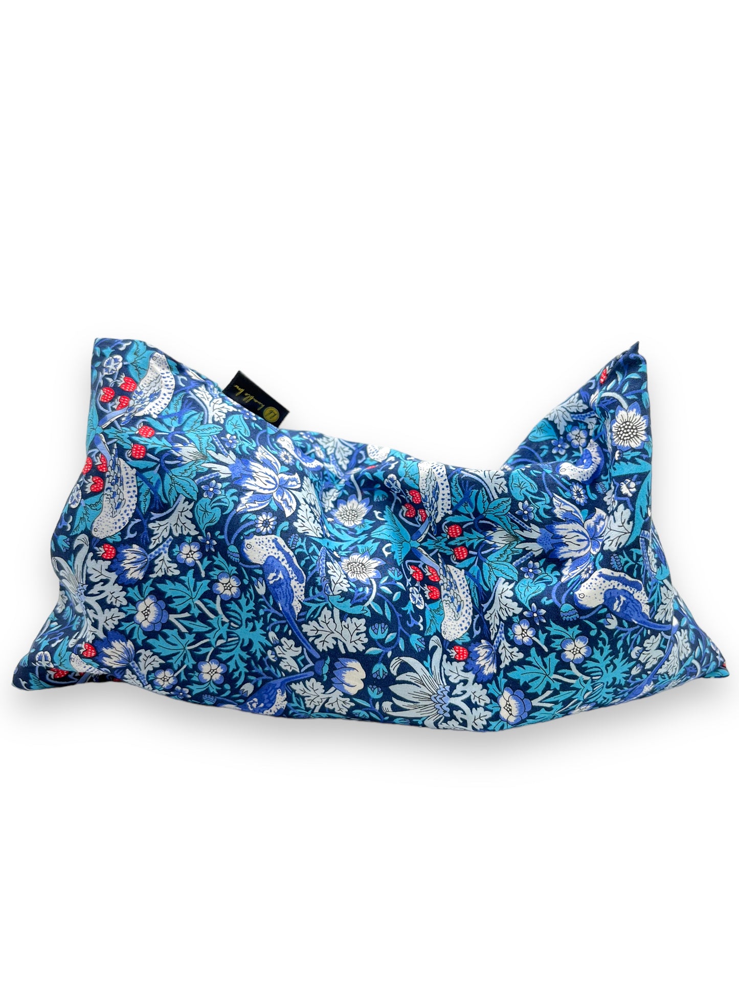 Lavender Eye Pillow - Liberty Strawberry Thief Blue