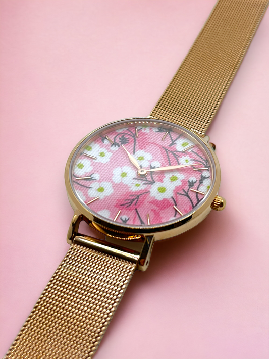 Fabric Watch - Liberty Mitsi Pink