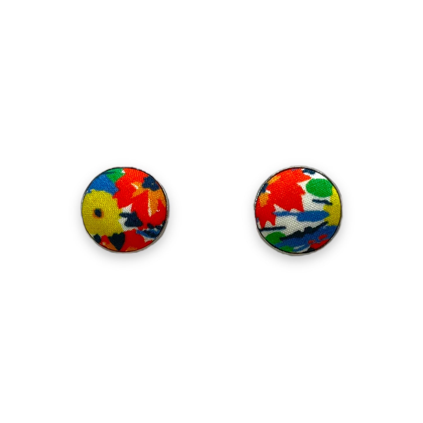 Button Earrings - Liberty Champion’s Bouquet