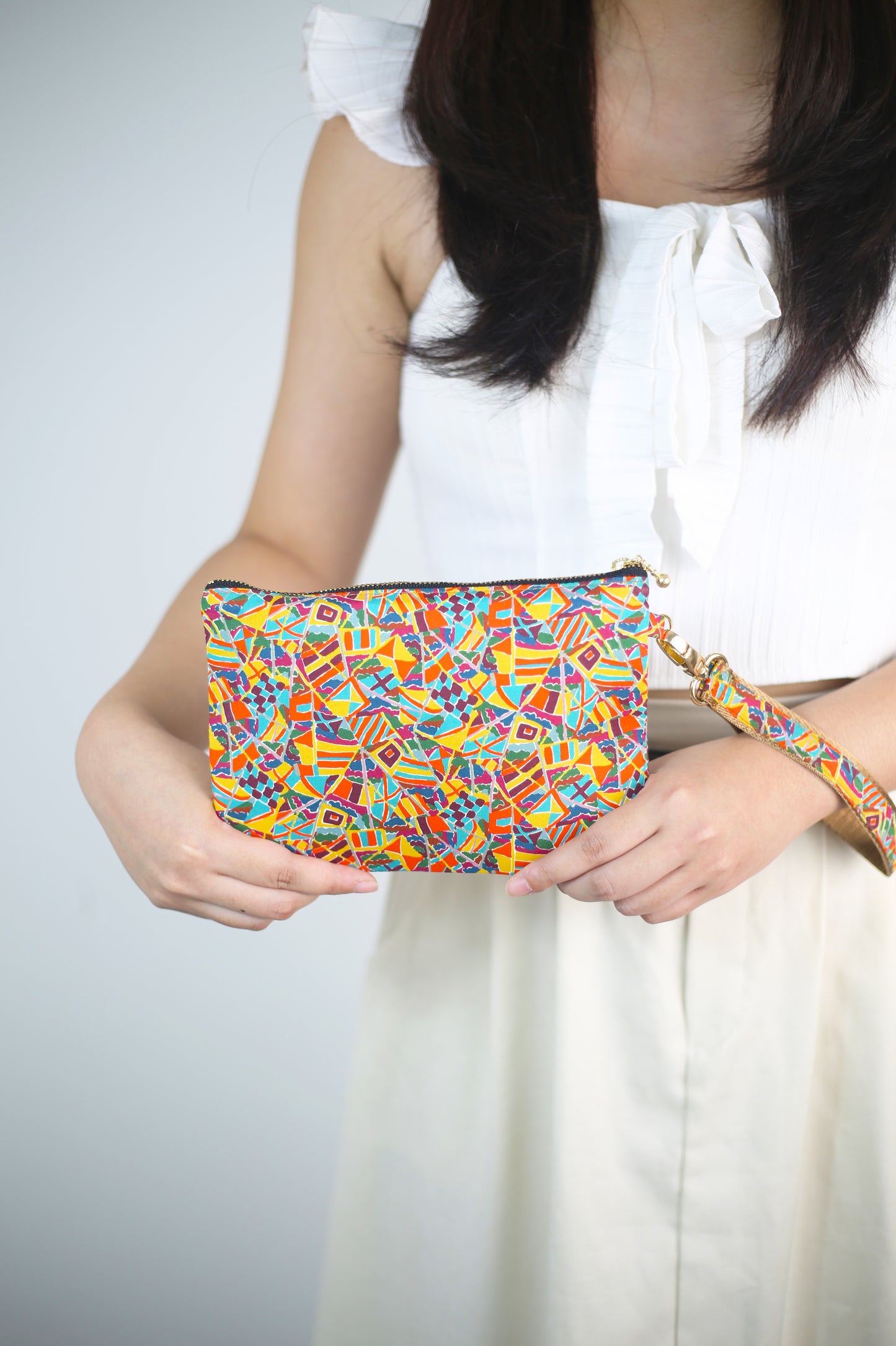 Wristlet Zip Pouch - Liberty Sail Party