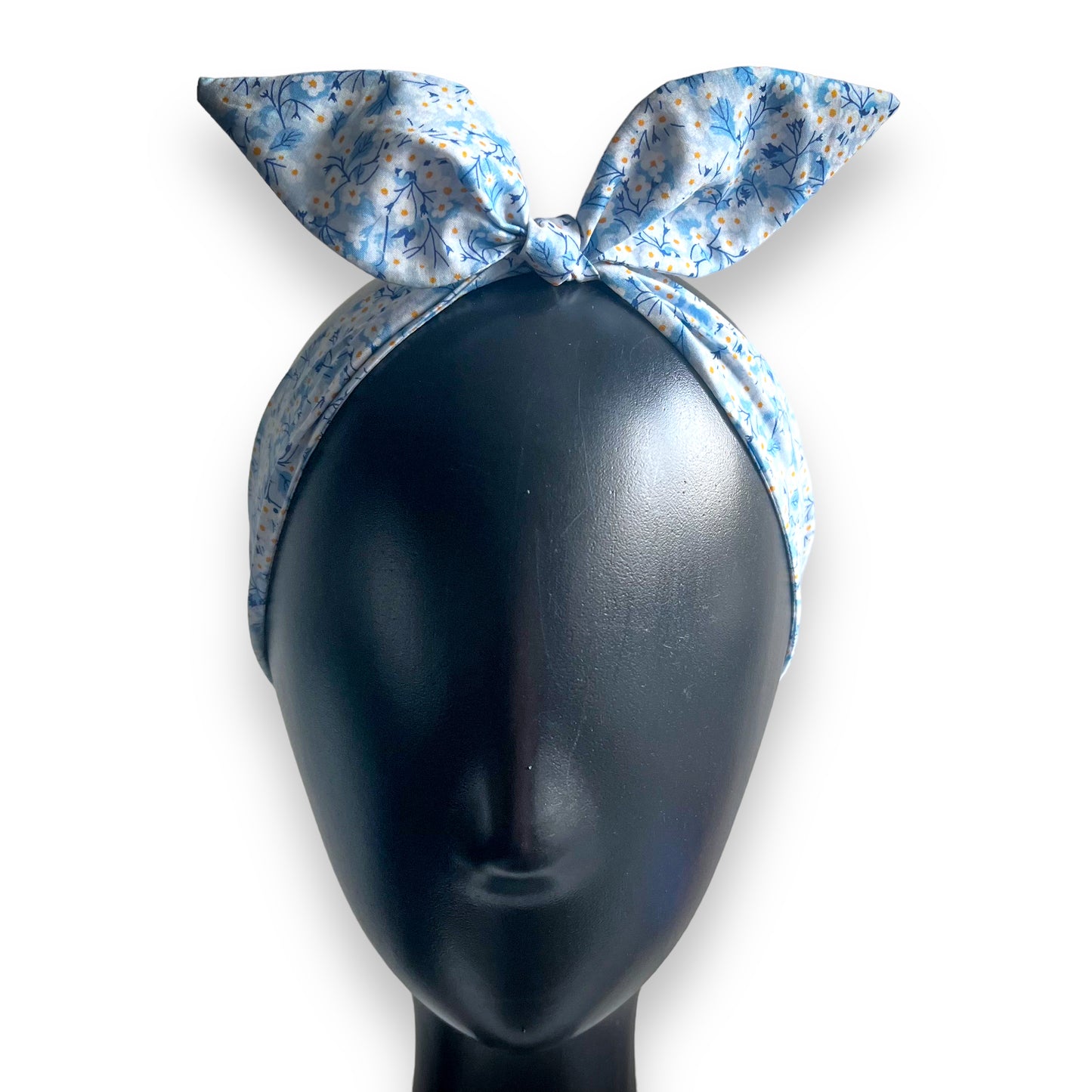 Soft Knotted Hairband - Liberty Mitsi Blue