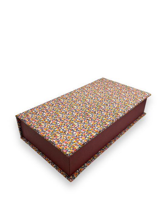 Fabric Wrapped Box - Liberty Pepper