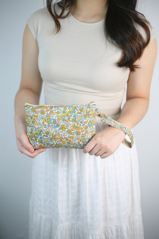Wristlet Zip Pouch - Teresa