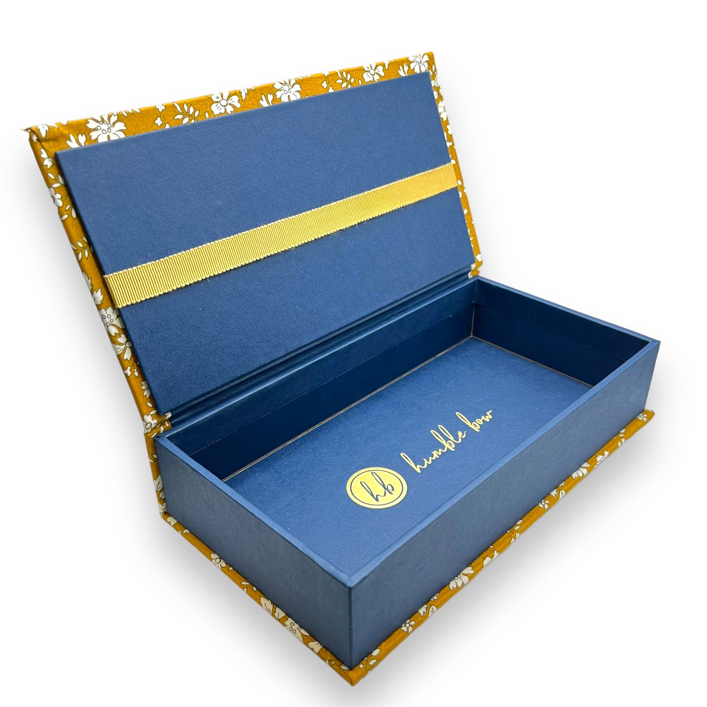 Fabric Wrapped Box - Liberty Capel Gold
