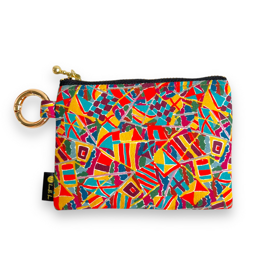 Mini Zip Pouch - Liberty Sail Party