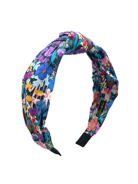 Knotted Hairband - Liberty Wildfower Meadow