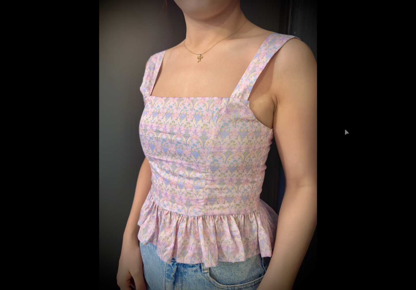Peplum Top - Liberty Iona