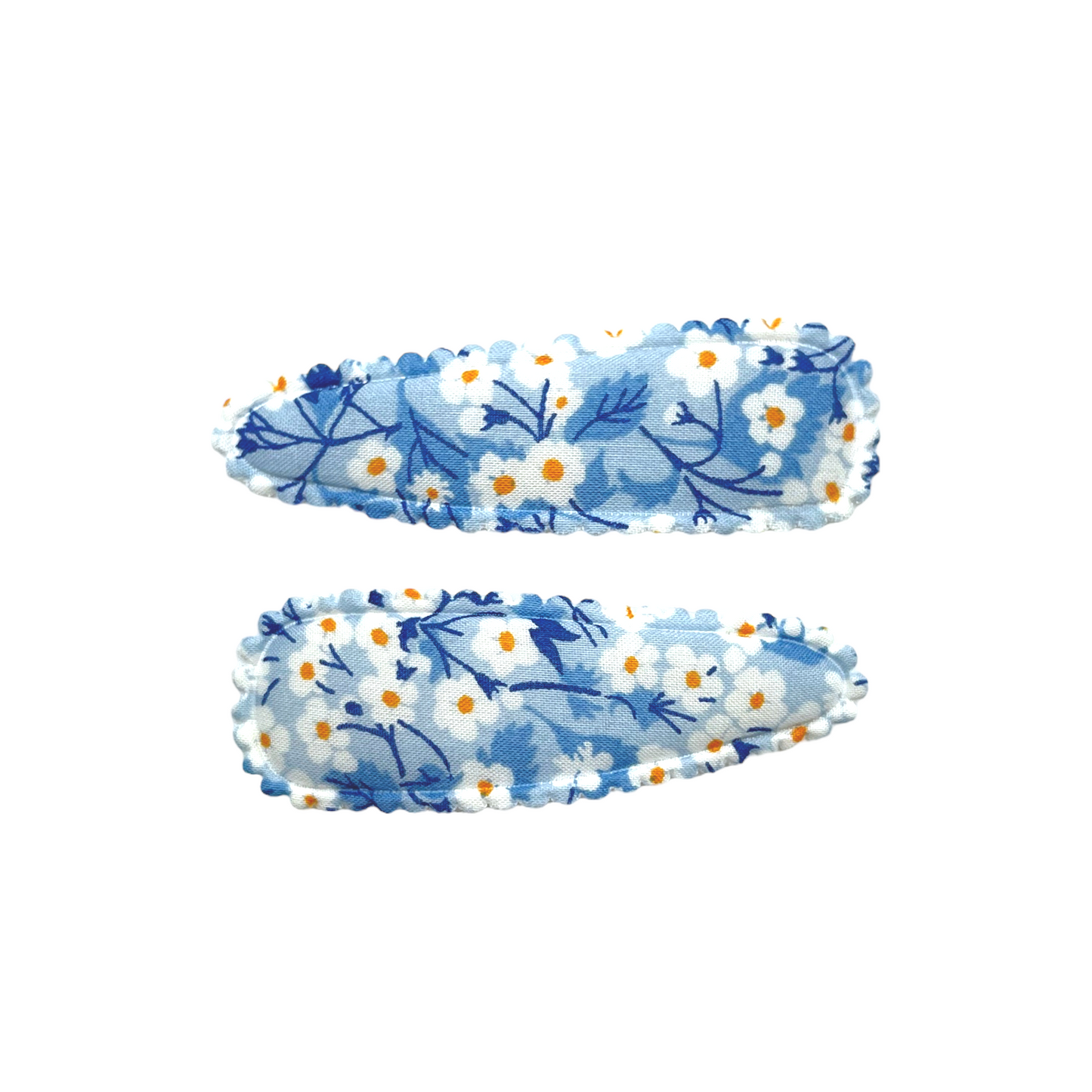 Snap Hair Clips - Liberty Mitsi Valeria Blue