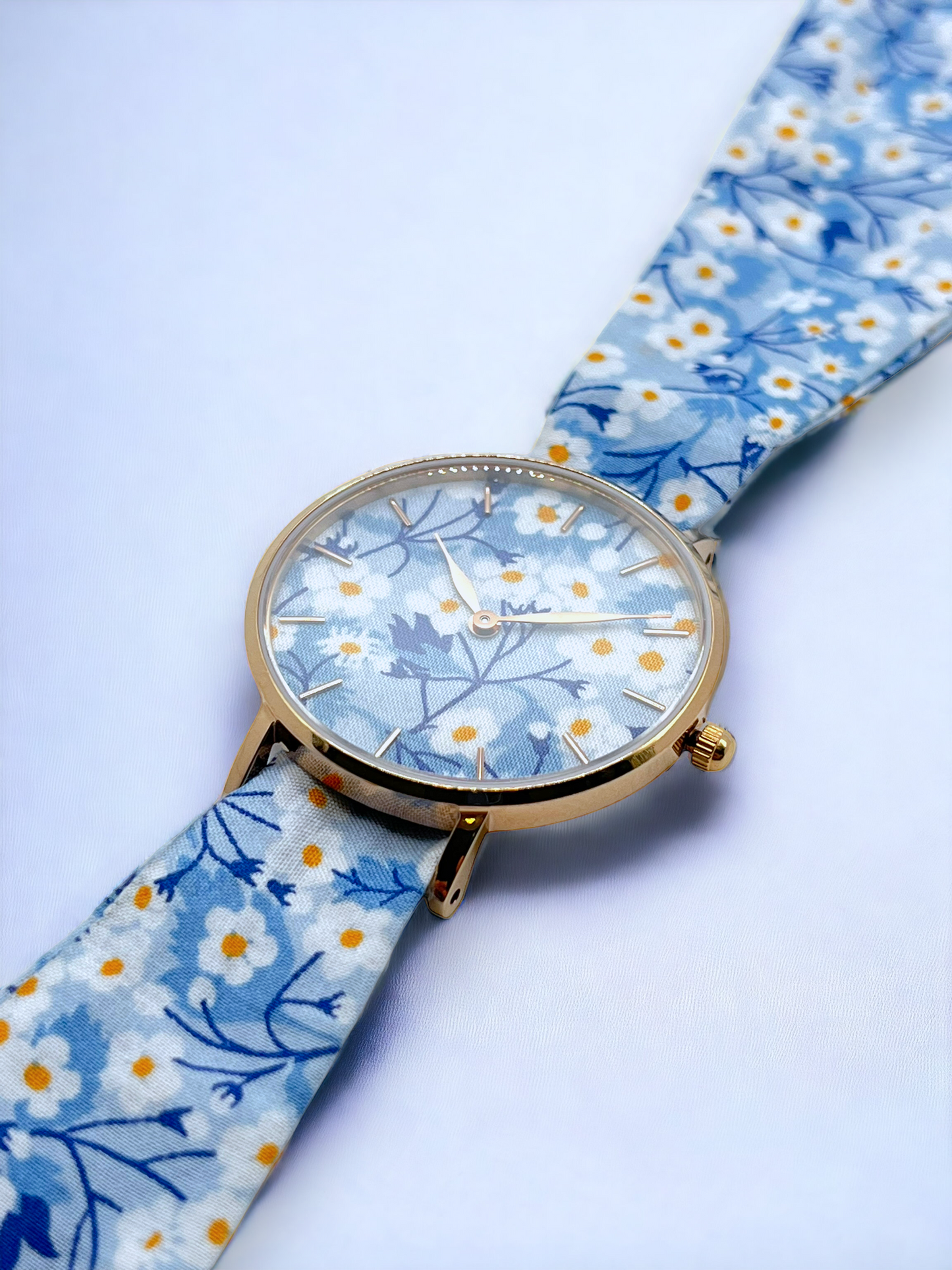 Fabric Watch - Liberty Mitsi Blue