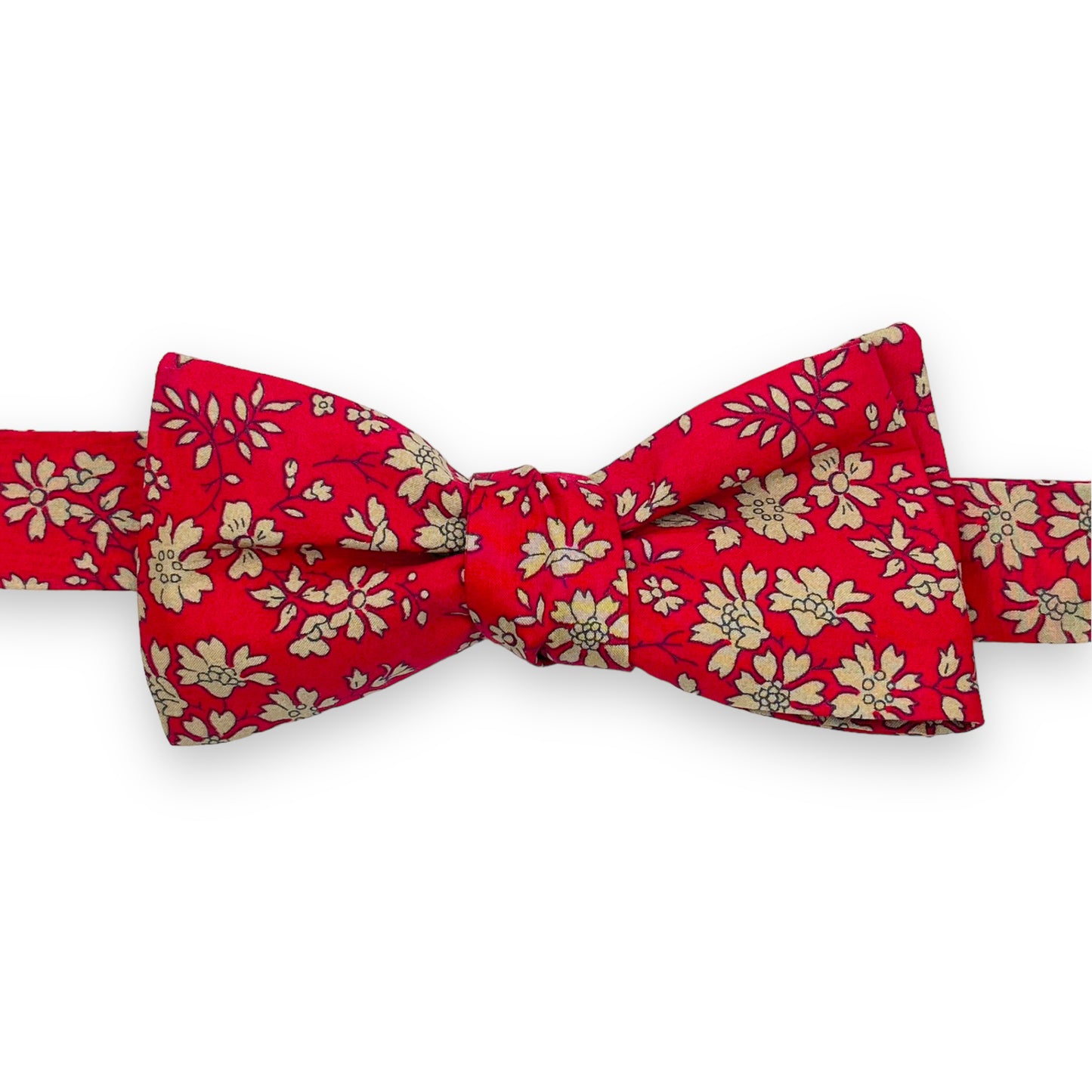 Bow Tie & Cufflinks Matching Set - Liberty Capel Red