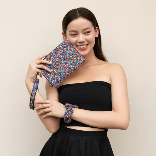 Wristlet Zip Pouch - Liberty Dazzle