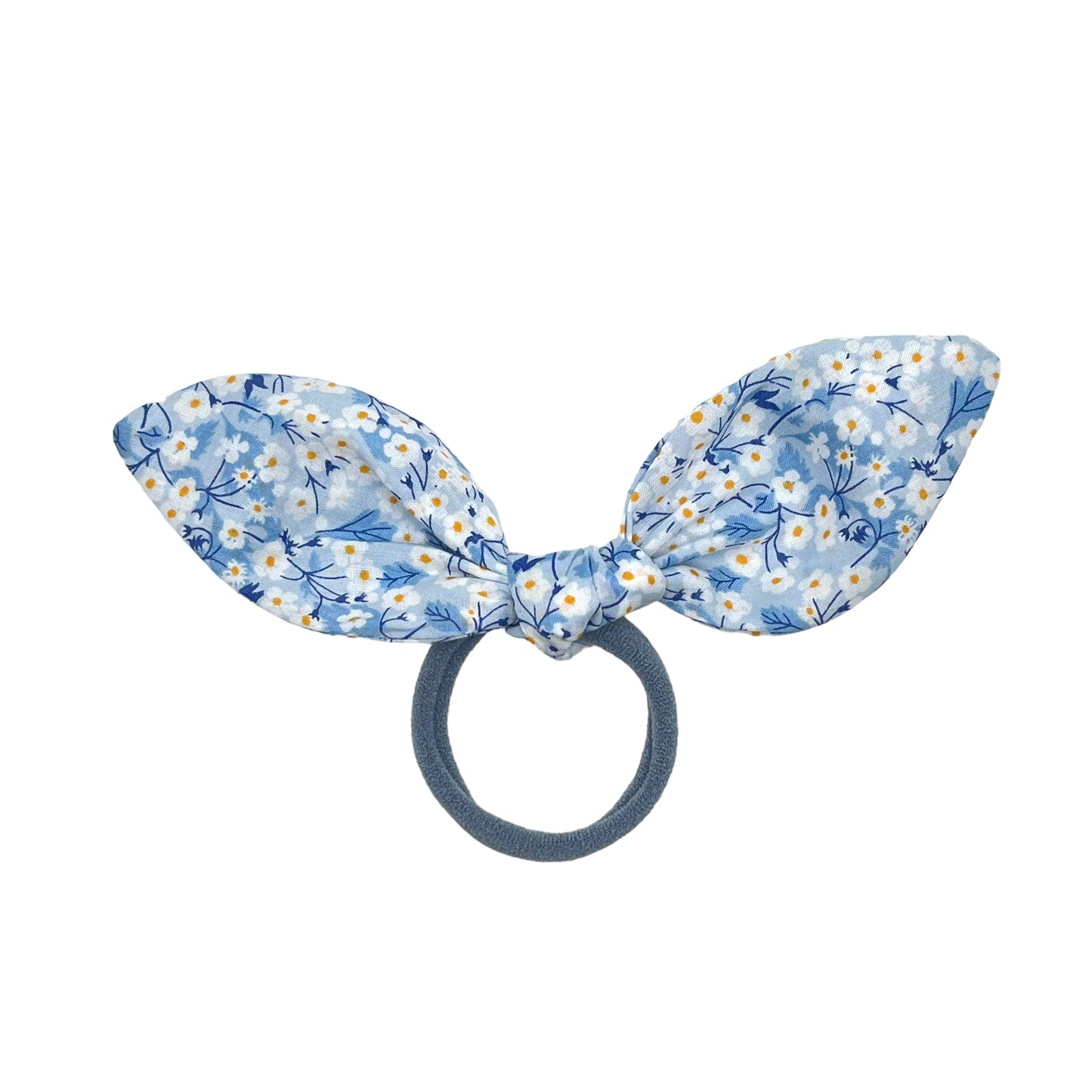 Bunny Hair Tie - Liberty Mitsi Valeria Blue