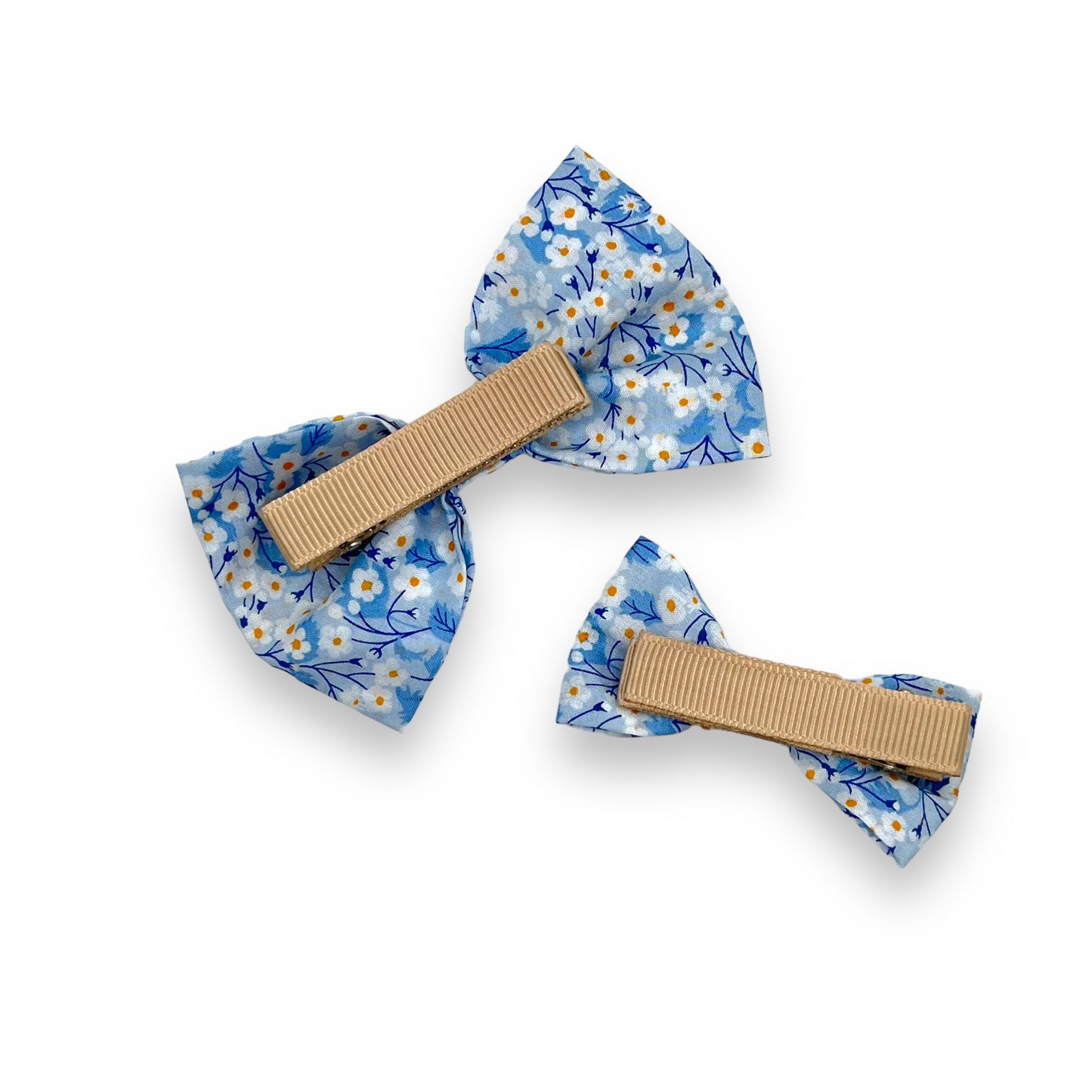 Bow Hair Clip - Liberty Mitsi Blue