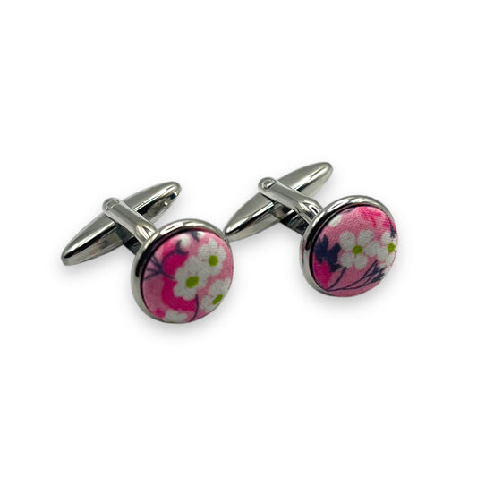 Cufflinks - Liberty Mitsi Pink